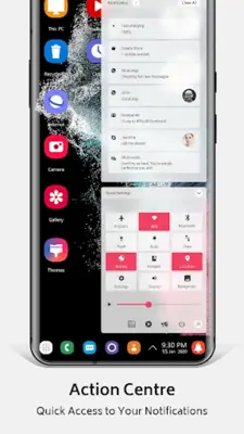 Galaxy S22 Theme for launcher android App screenshot 0