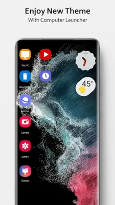 Galaxy S22 Theme for launcher android App screenshot 2